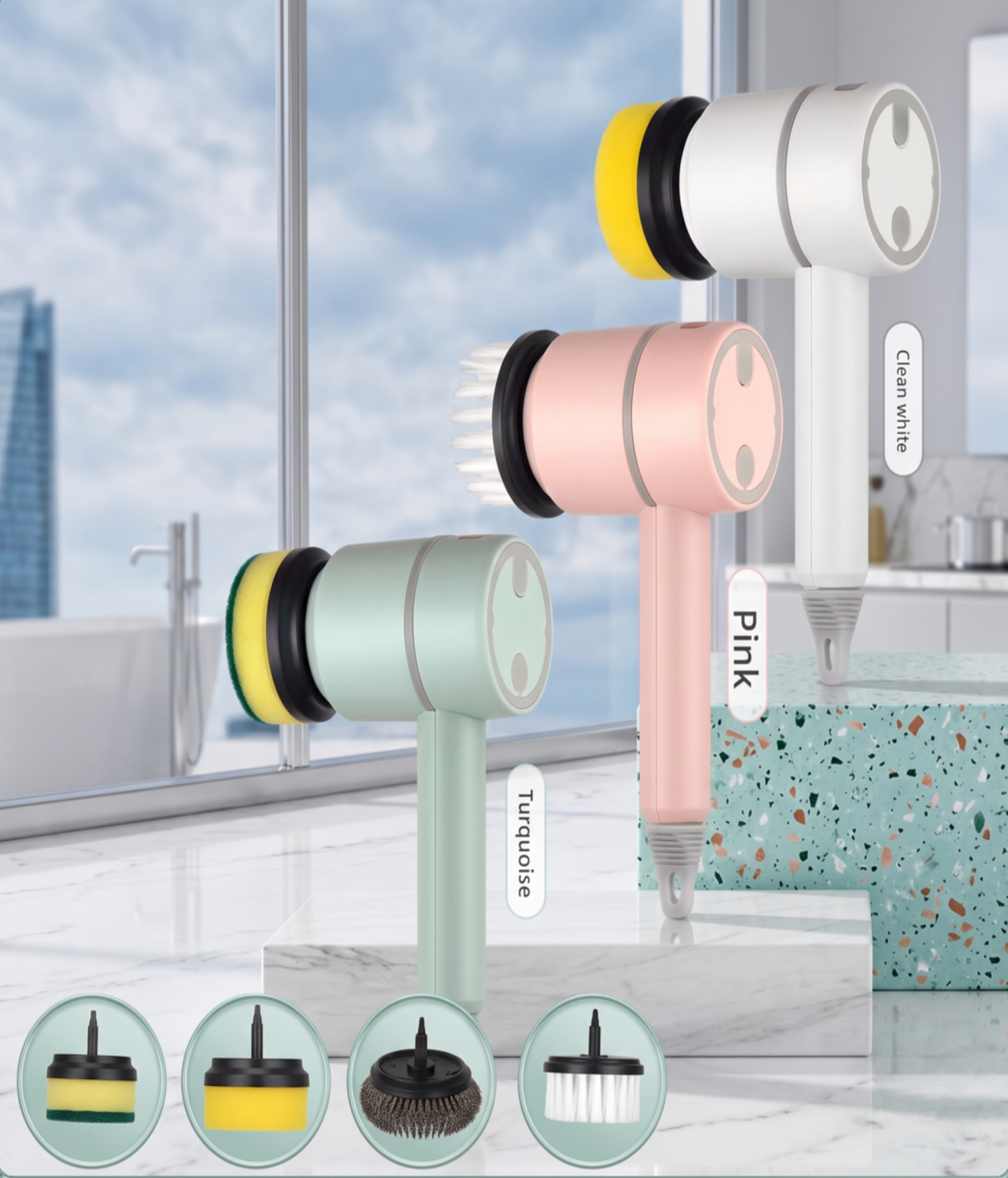 Scrubi™ - Detergente Elettrico 4 in 1