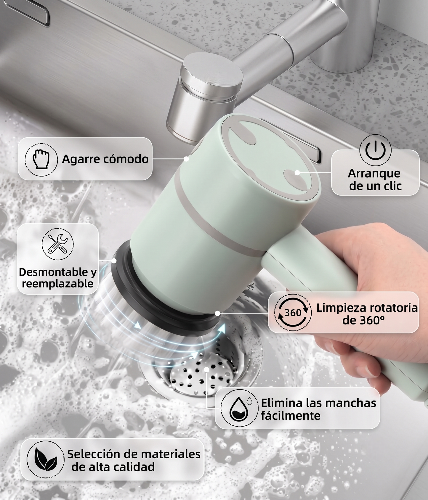 Scrubi™ - Detergente Elettrico 4 in 1